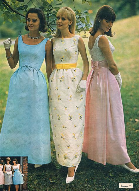What was the most popular dress in the 1960s?