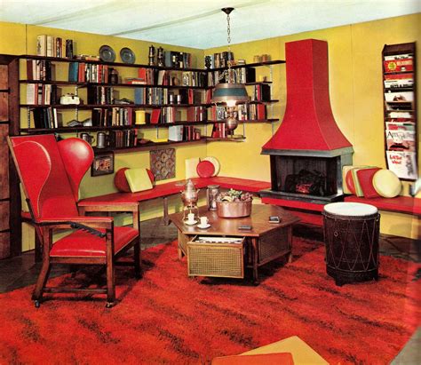 What was the style of interior design in the 1960s?
