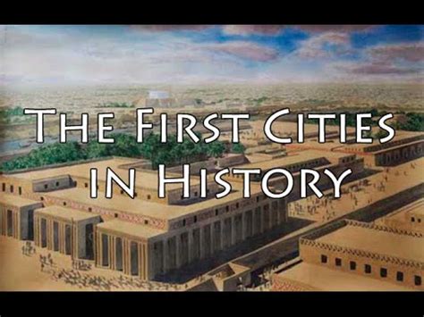 What was the very first city?