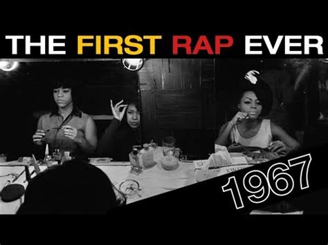 What was the very first rap song?