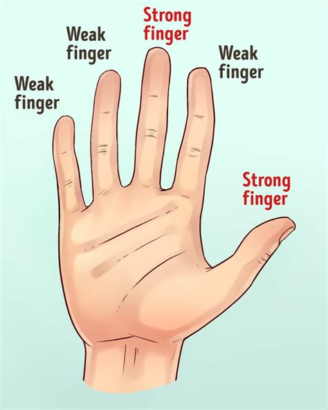 What was the weakest finger?