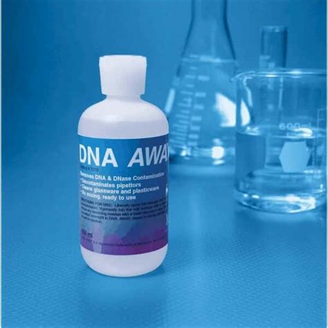 What washes away DNA?