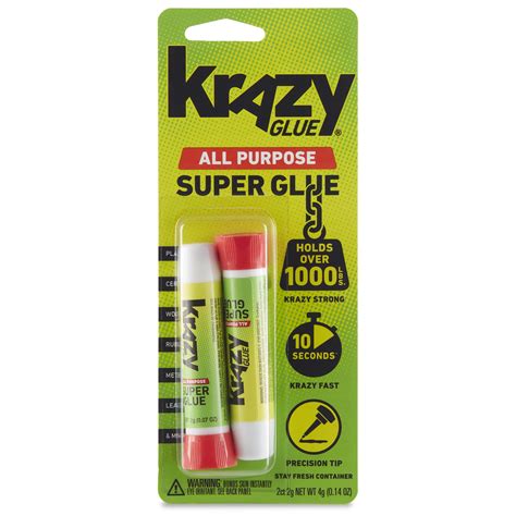 What weakens crazy glue?