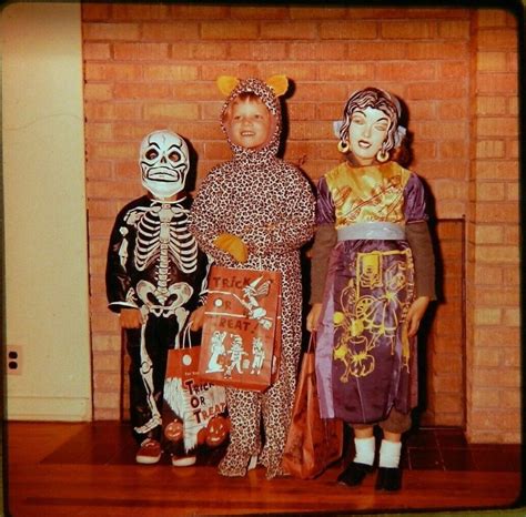 What were popular Halloween costumes in the 1960s?