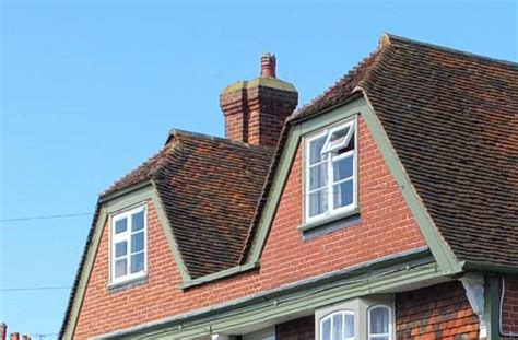 What were roofs made of in the 1960s?