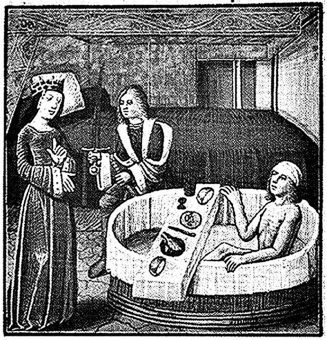 What were the feminine hygiene in medieval times?