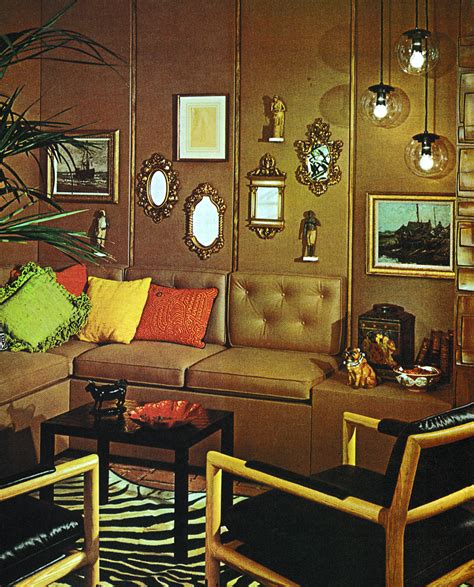 What were the interior design movements in the 60s?