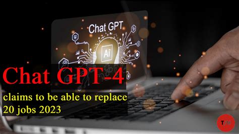 What will GPT-4 replace 20 jobs?