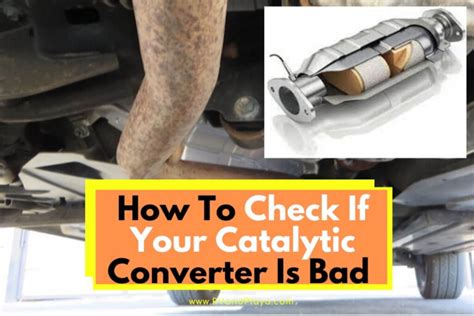 What will O2 sensor read if catalytic converter is bad?