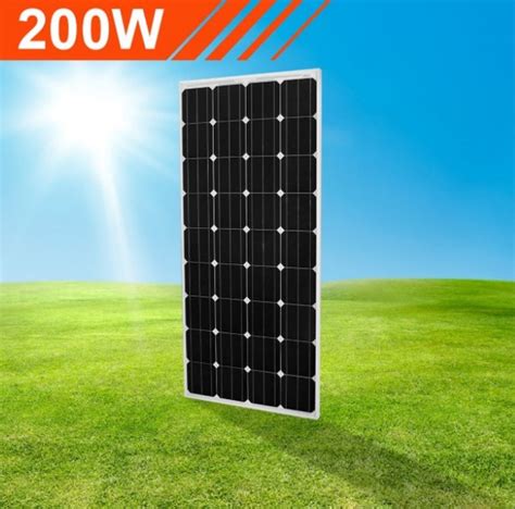 What will a 200W solar panel run?