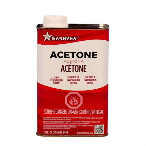 What will acetone not melt?