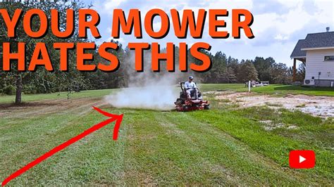 What will ruin a lawn mower engine?