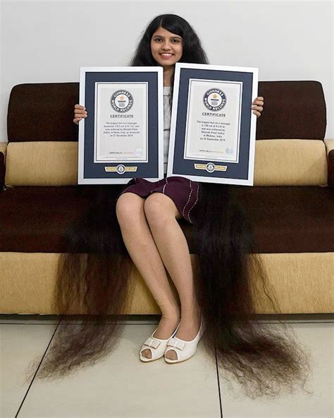 What woman has the longest hair in the world?
