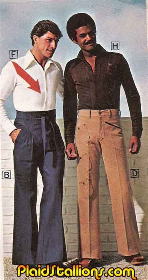 What year did people start wearing bell bottoms?