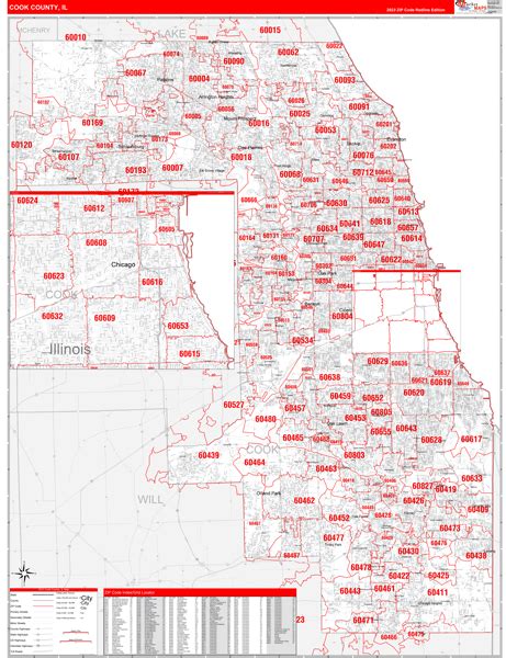 What zip codes are in Cook County IL?