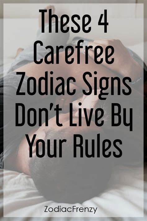 What zodiac sign is care free?