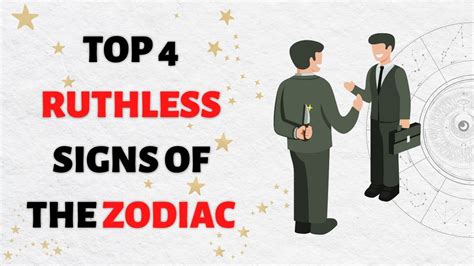 What zodiac signs are ruthless?