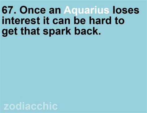 When Aquarius loses interest?
