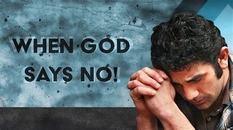 When God says no to David?