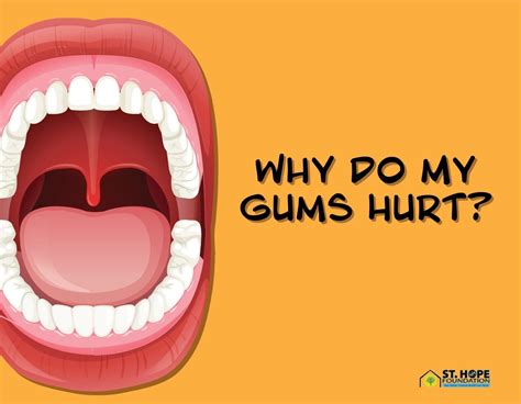 When I press my gum it hurts?