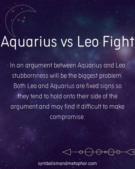 When Leo and Aquarius fight?
