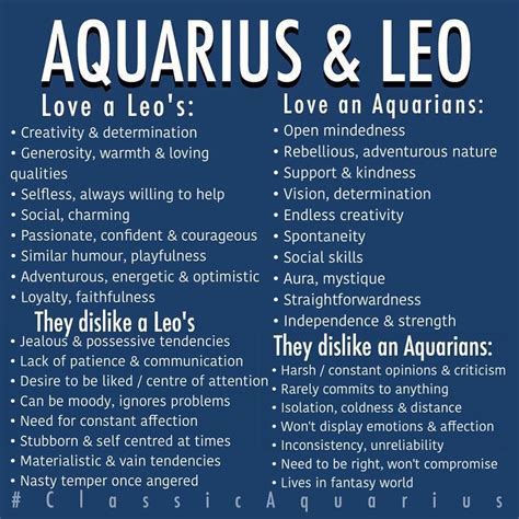 When Leo loves Aquarius?