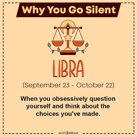 When a Libra goes silent?