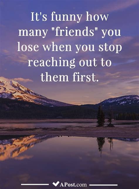 When a friend stops reaching out?