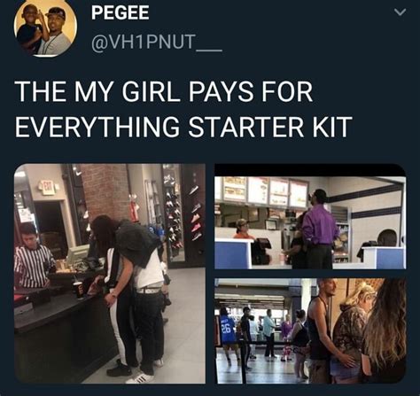 When a girl pays for everything?