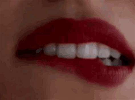 When a guy bites your lower lip while kissing?