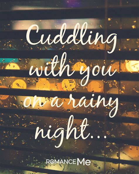 When a guy cuddles you all night?