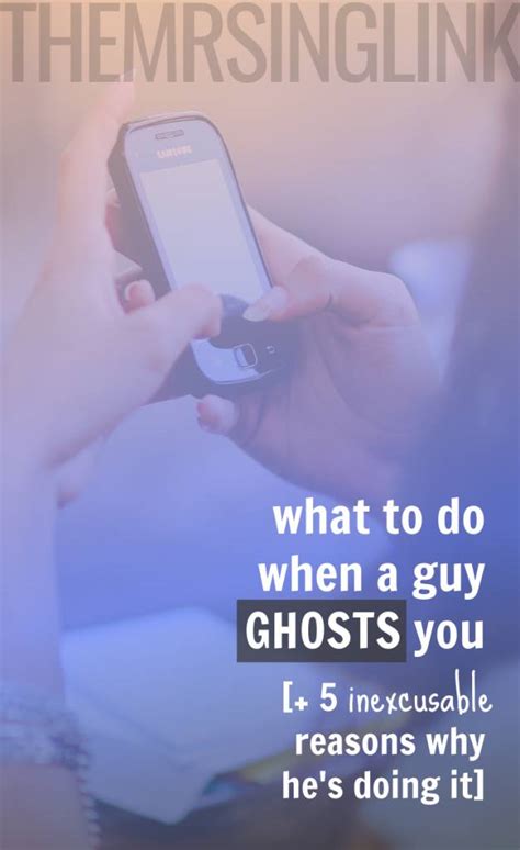 When a guy ghosts you all of a sudden?