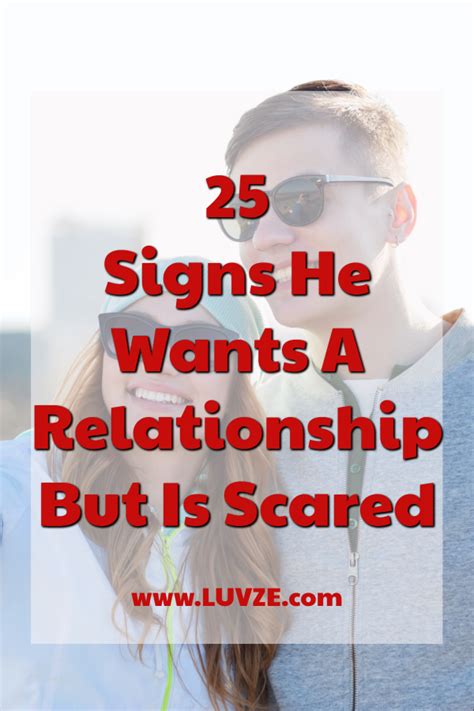 When a man loves you but is scared to commit?