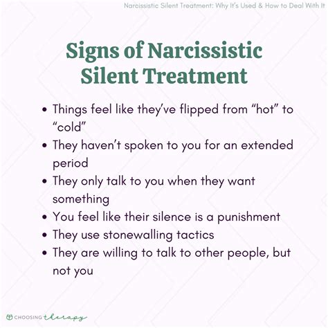 When a narcissist reaches out after silent treatment?