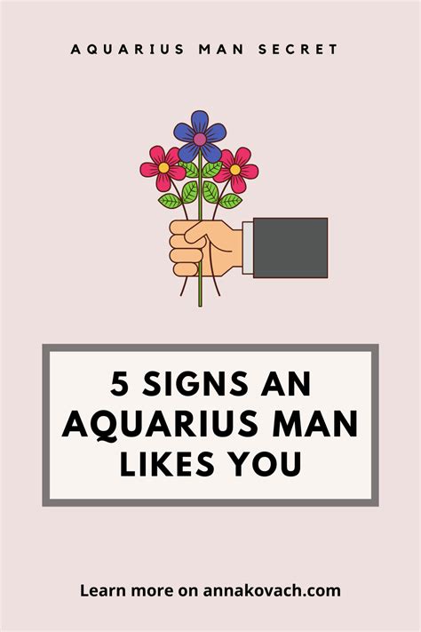 When an Aquarius man is interested in you?