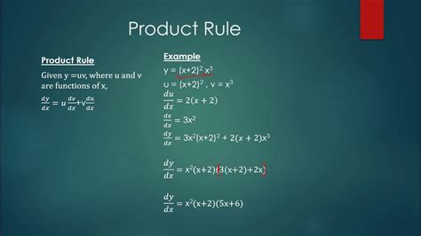 When can you not use product rule?