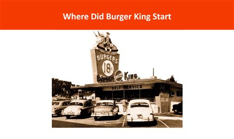 When did Burger King start?