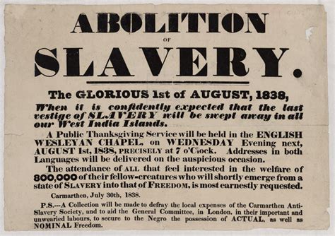 When did Canada abolish slavery?