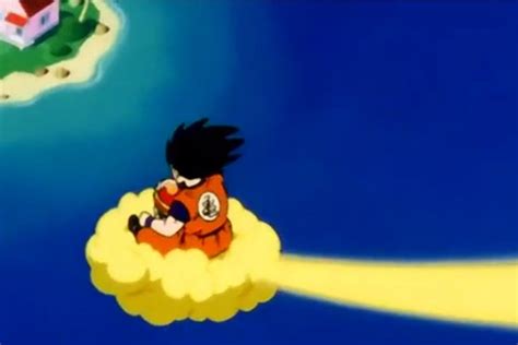 When did Goku start flying?