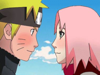 When did Naruto kiss Sakura?
