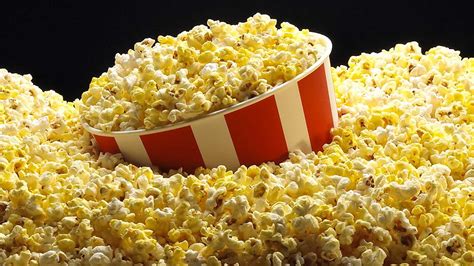 When did popcorn get popular?