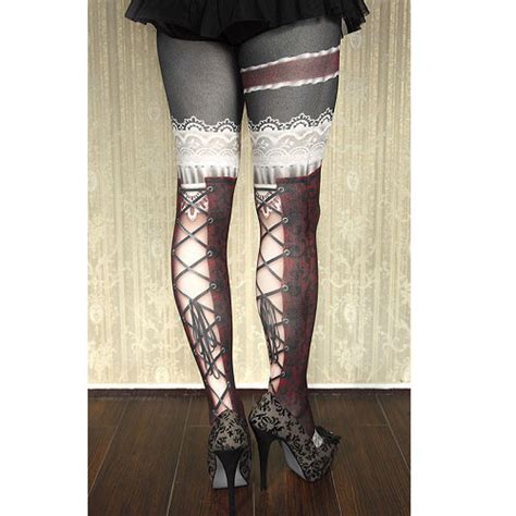 When did tights become more popular than stockings?