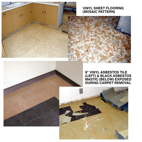 When did vinyl flooring stop using asbestos?