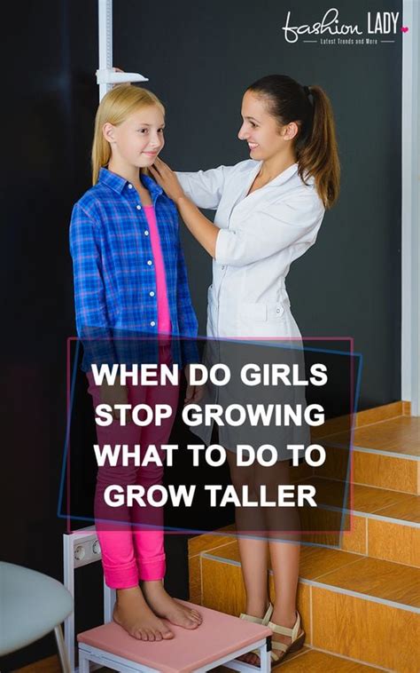 When do girls stop getting taller?