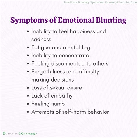 When does emotional blunting stop?