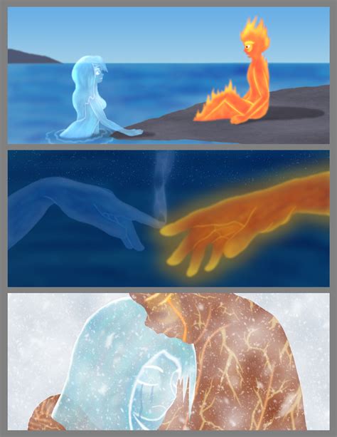 When fire and water touch?