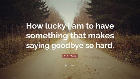 When goodbyes are hard quotes?