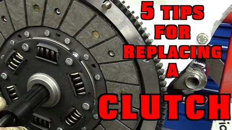 When replacing a clutch what else should be replaced?