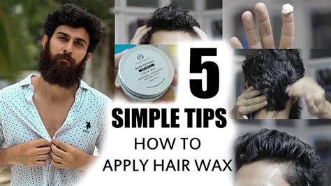 When should I apply hair wax?