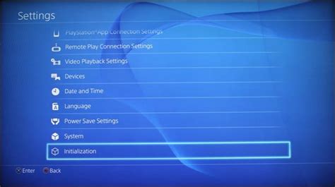 When should I initialize my PS4?